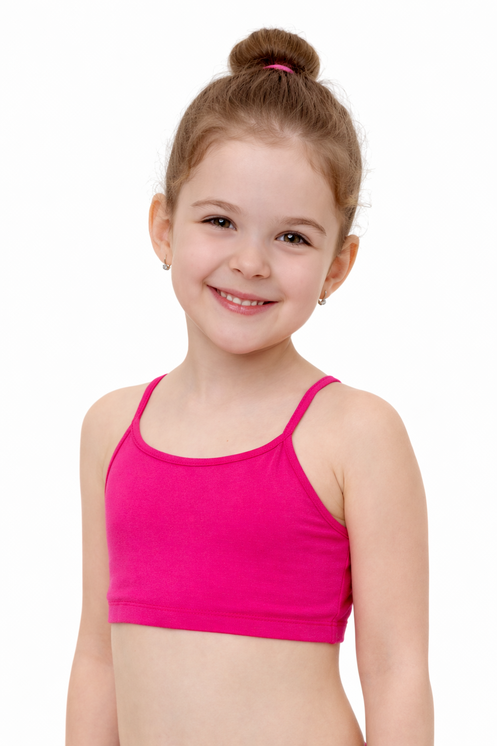 TOP SPALLINE SOTTILI DANZA FUCSIA BABY